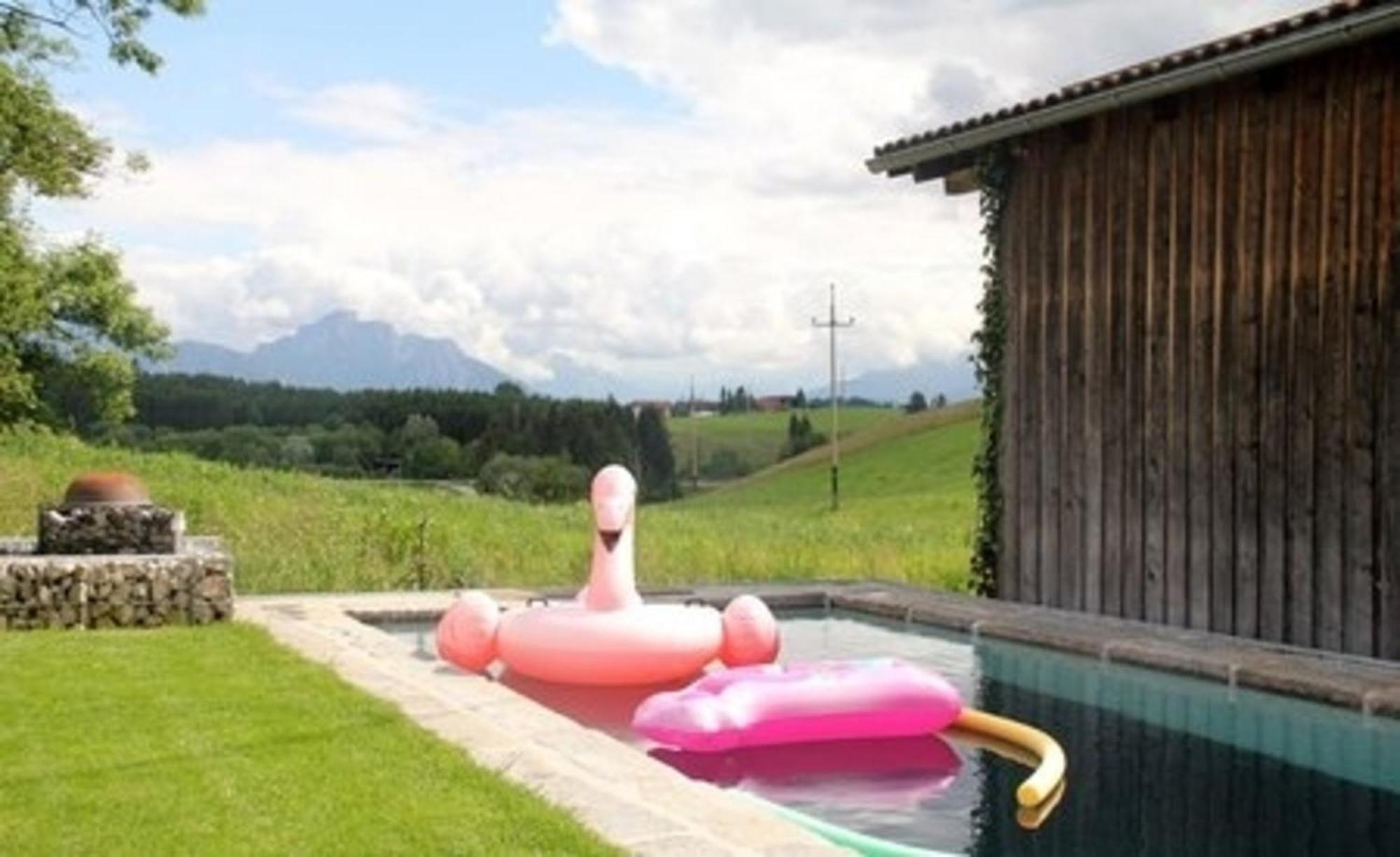 Ferienwohnung Nr 2, Neben Einem Bauernhof, Rosshaupten, Allgaeu Dış mekan fotoğraf